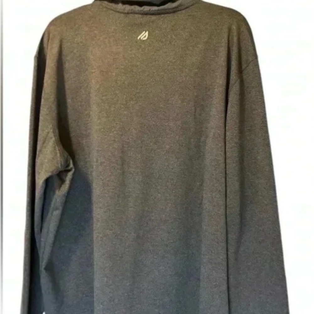 Eddie Bauer Men's Motion 1/2 Zip Mock Neck Dark Gray Pullover LS Shirt Sz XL NWT - Picture 4 of 8